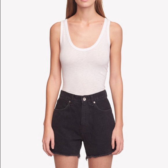 Rag & Bone Denim Torti Shirt - Stone Kuro Black - 28